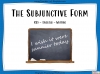 The Subjunctive Form - KS3 Teaching Resources (slide 1/35)